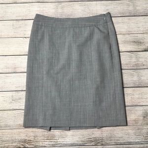 White House Black Market Grey Skirt